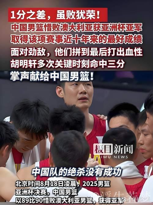 三人篮球亚洲杯-中国男队惜败澳大利亚勇夺亚军